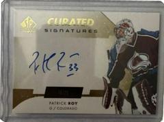 Patrick Roy #SPC-PR Hockey Cards 2022 SP Authentic Curated Signatures Prices