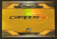F2 Campos Racing [Gold Refractor] #CC-CR Racing Cards 2023 Topps Chrome Formula 1 Constructor’s Crest Prices
