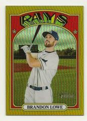 Brandon Lowe [Chrome Gold Refractor] Baseball Cards 2021 Topps Heritage Prices