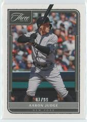 Aaron Judge #53 Baseball Cards 2022 Panini Three and Two Prices