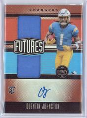 Quentin Johnston [Ruby] #FDA-2 Football Cards 2023 Panini Legacy Futures Dual Patch Autographs Prices
