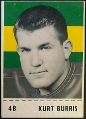 Kurt Burris Football Cards 1956 Shredded Wheat Prices