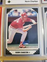 Norm Charlton #414 Baseball Cards 1991 Leaf Prices