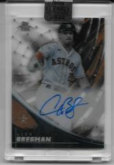 Alex Bregman Baseball Cards 2022 Topps Clearly Authentic Tek Autographs Prices