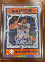 Francisco Alvarez [Autograph] Baseball Cards 2023 Bowman Chrome Ascensions Prices