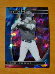 Mike Trout [Blue Ice] #16 Baseball Cards 2021 Panini Chronicles Titan Prices