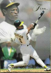 Rickey Henderson #260 Baseball Cards 1993 Flair Prices