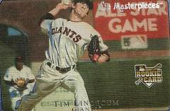 Tim Lincecum [Blue Steel] #82 Baseball Cards 2007 Upper Deck Masterpieces Prices