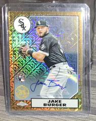 Jake Burger [Orange Autograph] #T87C-93 Baseball Cards 2022 Topps Silver Pack 1987 Chrome Prices