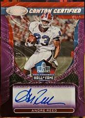 Andre Reed [Purple Etch] #CCS-AR Football Cards 2022 Panini Certified Canton Signatures Prices