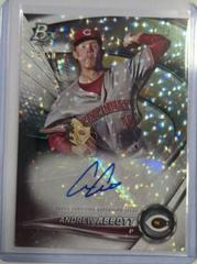 Andrew Abbott [Ice Pattern Foil Autograph] #TOP-35 Baseball Cards 2022 Bowman Platinum Top Prospects Prices
