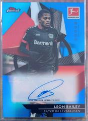 Leon Bailey [Blue Refractor] Soccer Cards 2020 Topps Finest Bundesliga Autographs Prices