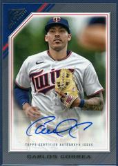 Carlos Correa Baseball Cards 2022 Topps Gallery Veteran Autographs Prices