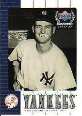 Jerry Coleman Baseball Cards 2000 Upper Deck Yankees Legends Prices