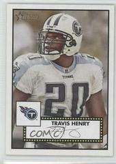 Travis Henry [Black Back] #18 Football Cards 2006 Topps Heritage Prices