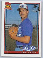 Mark Gardner #757 Baseball Cards 1991 Topps Desert Shield Prices