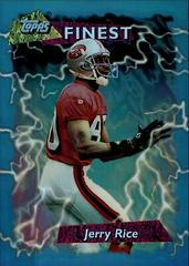 Jerry Rice [Refractor] Football Cards 1995 Topps Finest Pro Bowl Jumbos Prices