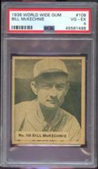 Bill McKechnie #108 Baseball Cards 1936 World Wide Gum Prices