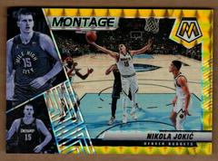 Nikola Jokic [Gold] Basketball Cards 2021 Panini Mosaic Montage Prices
