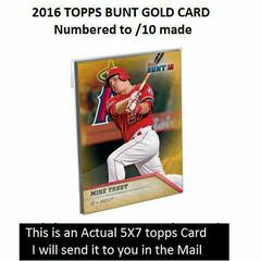 Joey Votto [5x7 Gold] #100 Baseball Cards 2016 Topps Bunt Prices