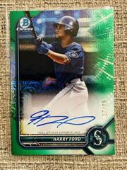 Harry Ford [Green Refractor] #BMA-HF Baseball Cards 2022 Bowman Chrome Mega Box Mojo Autographs Prices