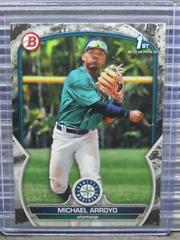 Michael Arroyo [Black] #BP-63 Baseball Cards 2023 Bowman Paper Prospects Prices
