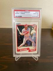 Barry Larkin #423 Baseball Cards 1990 Fleer Canadian Prices