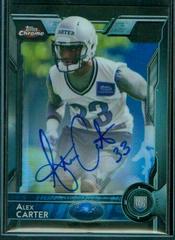 Alex Carter [Autograph Refractor] #161 Football Cards 2015 Topps Chrome Mini Prices