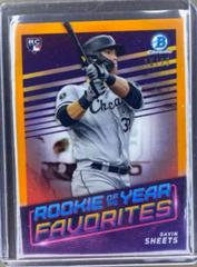 Gavin Sheets [Orange] #ROYF-GS Baseball Cards 2022 Bowman Rookie of the Year Favorites Autographs Prices