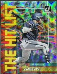 Juan Soto [Silver] Baseball Cards 2022 Panini Donruss The Hit List Prices