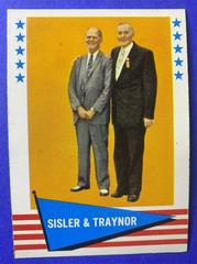 Sisler & Traynor [Checklist] #89 Baseball Cards 1961 Fleer Prices
