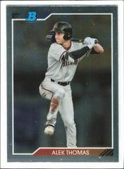 Alek Thomas #AT Baseball Cards 2020 Bowman Heritage Chrome Prospects Prices