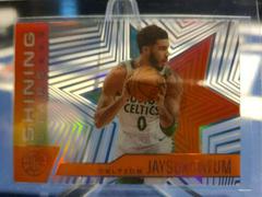 Jayson Tatum [Orange] Basketball Cards 2020 Panini Illusions Shining Stars Prices