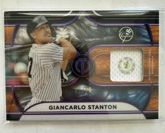 Giancarlo Stanton [Purple] #SOA-GS Baseball Cards 2022 Topps Tribute Stamp of Approval Relics Prices