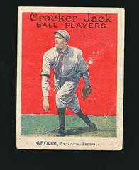 Bob Groom #46 Baseball Cards 1915 Cracker Jack Prices