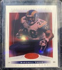 Marshall Faulk [Red Hot] Football Cards 2004 Fleer Hot Prospects Prices