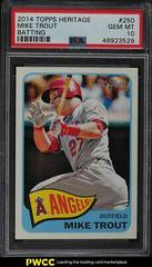 Mike Trout [Batting] Baseball Cards 2014 Topps Heritage Prices