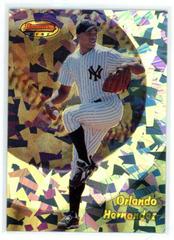 Orlando Hernandez [Atomic Refractor] #183 Baseball Cards 1998 Bowman's Best Prices