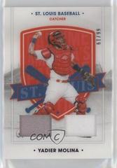 Yadier Molina [Dual Swatch Blue] Baseball Cards 2021 Panini Chronicles America's Pastime Prices