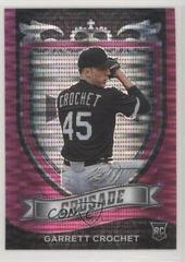 Garrett Crochet [Pink Pulsar] #1 Baseball Cards 2021 Panini Chronicles Crusade Prices