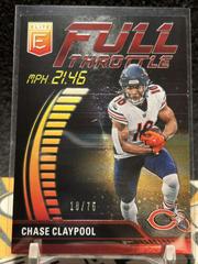 Chase Claypool [Red] #FT-CC Football Cards 2023 Panini Donruss Elite Full Throttle Prices