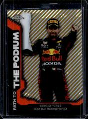 Sergio Perez [Gold] #PTP-SP Racing Cards 2021 Topps Chrome Formula 1 Path to the Podium Prices
