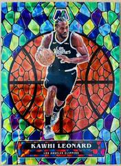 Kawhi Leonard #7 Basketball Cards 2020 Panini Mosaic Stained Glass Prices