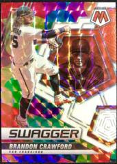 Brandon Crawford [White] Baseball Cards 2022 Panini Mosaic Swagger Prices