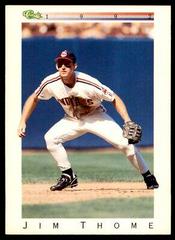 Jim Thome [Series I] #T90 Baseball Cards 1992 Classic Prices