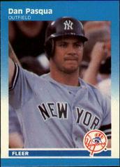 Dan Pasqua #79 Baseball Cards 1987 Fleer Mini Prices