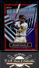 Ronald Acuna Jr. [Red] #FH-4 Baseball Cards 2023 Topps Finest Headliners Prices