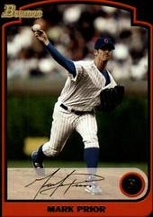 Mark Prior #32 Baseball Cards 2003 Bowman Prices