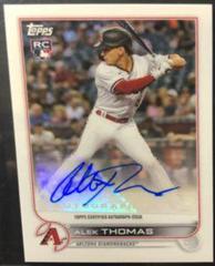 Alek Thomas #MA-AT Baseball Cards 2022 Topps Mini Autographs Prices