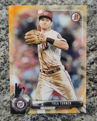 Trea Turner [Orange] #12 Baseball Cards 2017 Bowman Prices